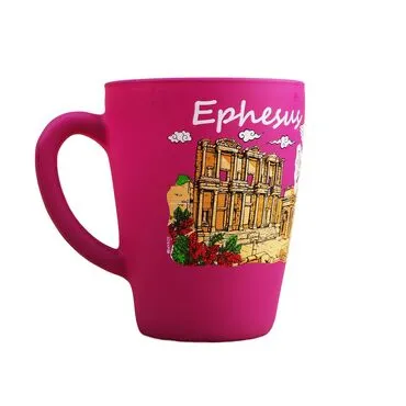 Wholesale Efes Themed Oval Glass Mug 27 Cl