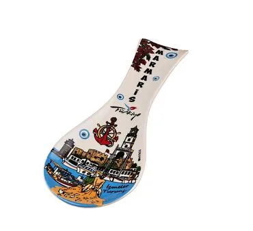 Wholesale Marmaris Themed Myros Spoon Holder - Standart - 2