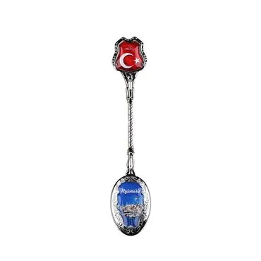 Wholesale Marmaris Themed Myros Metal Tea Spoon 25*130 mm - 7