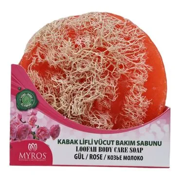 Toptan 200 Gr.gül Esansli Kabak Li̇fli̇ Vücut Bakim Sabunu  - Standart - 2