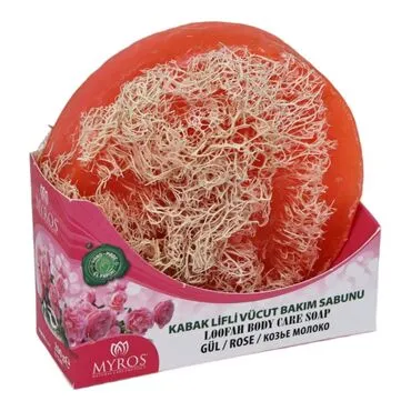 Toptan 200 Gr.gül Esansli Kabak Li̇fli̇ Vücut Bakim Sabunu  - Standart - 3