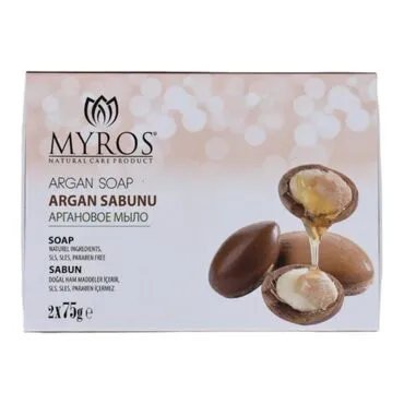 Toptan Myros 2x75 Gr Argan Sabunu
