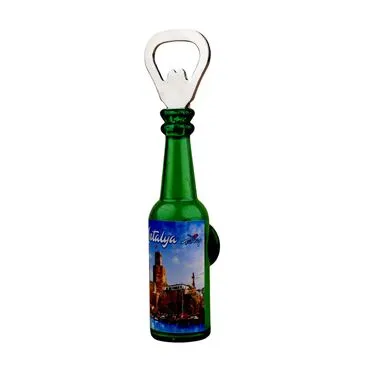 Toptan Antalya Temalı Myros Şi̇şe Açacak Magnet  - 5