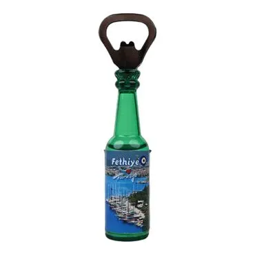 Wholesale Fethiye Themed Myros Bottle Opener Refrigerator Magnet