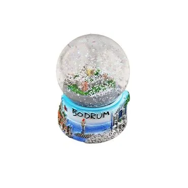Wholesale Bodrum Themed Polyester Snow Globe 65 mm - Standart - 2