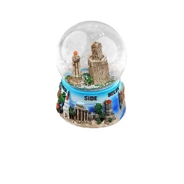 Wholesale Side Themed Polyester Snow Globe 65 mm