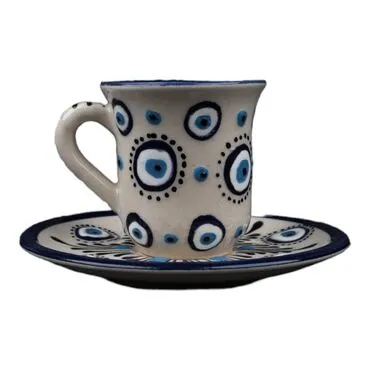 Wholesale Nazar 6 Piece Coffee Set