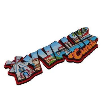 Wholesale Ayvalık Region Themed Myros UV Printed Refrigerator Magnet