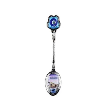Wholesale Marmaris Themed Myros Metal Tea Spoon 25*130 mm - 8