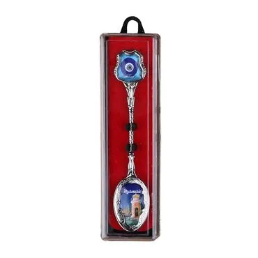 Wholesale Marmaris Themed Myros Metal Tea Spoon 25*130 mm - 9
