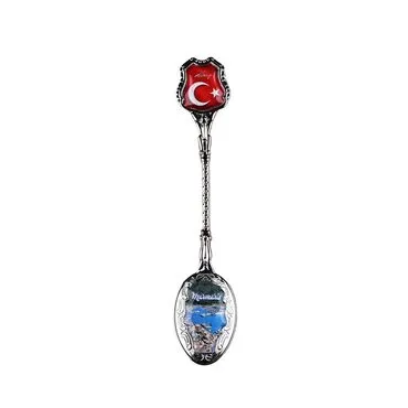 Wholesale Marmaris Themed Myros Metal Tea Spoon 25*130 mm - 10
