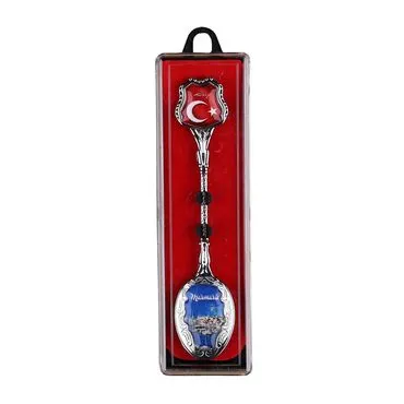 Wholesale Marmaris Themed Myros Metal Tea Spoon 25*130 mm - 4