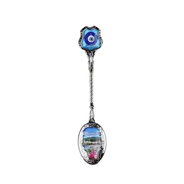 Wholesale Marmaris Themed Myros Metal Tea Spoon 25*130 mm - 5