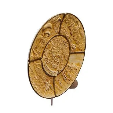 Toptan Marmaris Temalı 20 Cm Organi̇k Tabak - 5