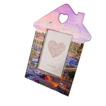 Wholesale Antalya Themed House Shaped Photo Frame 10x15 cm - 01 - 6