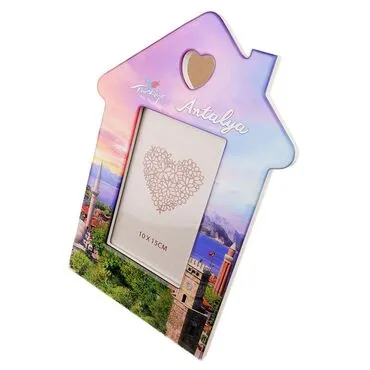 Wholesale Belek Themed House Shaped Photo Frame 10x15 cm - 6