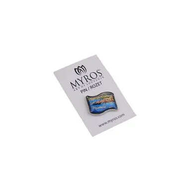 Wholesale Marmaris Themed Myros Flag Pin 25*20 mm - 6