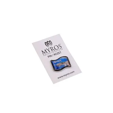 Wholesale Marmaris Themed Myros Flag Pin 25*20 mm - 7