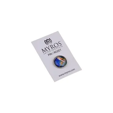 Wholesale Marmaris Themed Myros Round Badge 18 mm - 7