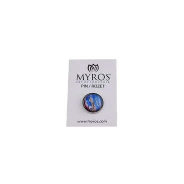 Wholesale Marmaris Themed Myros Round Badge 18 mm - 3