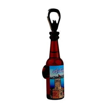 Toptan Antalya Temalı Myros Şi̇şe Açacak Magnet  - 4