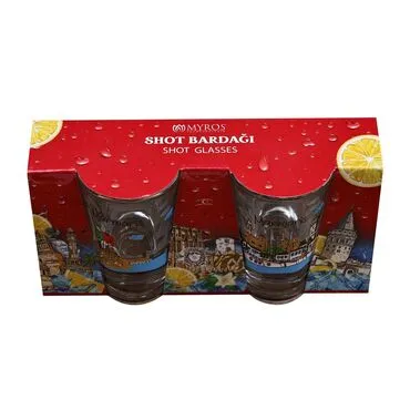 Toptan Marmaris Temalı İkili Shot Bardak - 3