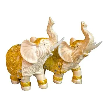 Wholesale Polyester Elephant 14 cm Set of 2 - 3