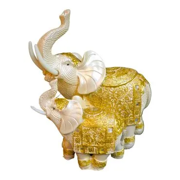 Wholesale Polyester Elephant 19 cm Set of 2 - 3