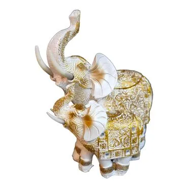 Wholesale Polyester Elephant 19 cm Set of 2 - 8