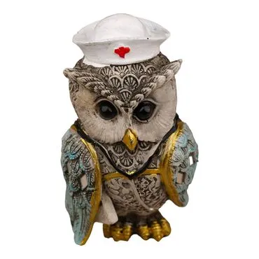 Wholesale Polyester Owl 12 cm Set of 4 - 22