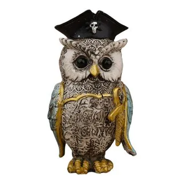 Wholesale Polyester Owl 12 cm Set of 4 - 11