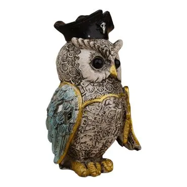 Wholesale Polyester Owl 12 cm Set of 4 - 27