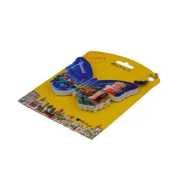 Toptan Marmaris Temalı Myros Kartonetli̇ Uv Ahşap Magnet - 26