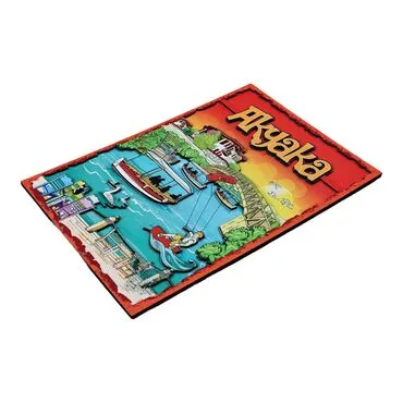Wholesale Akyaka Themed Myros 20x29 cm Wooden Sign - 6