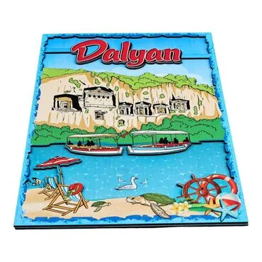 Wholesale Dalyan Themed Myros 20x29 cm Wooden Sign - 2