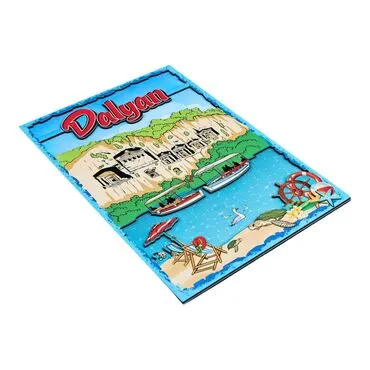 Wholesale Dalyan Themed Myros 20x29 cm Wooden Sign - 5
