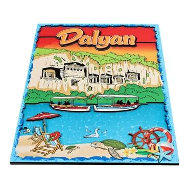 Wholesale Dalyan Themed Myros 20x29 cm Wooden Sign - 3