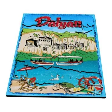 Wholesale Dalyan Themed Myros 20x29 cm Wooden Sign - 7