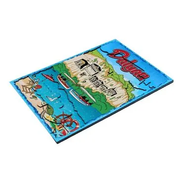 Wholesale Dalyan Themed Myros 20x29 cm Wooden Sign - 8
