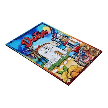 Toptan Datça Temalı Myros 20*29 Cm Ahşap Tabela  - 7