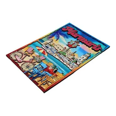 Marmaris Themed Wooden Customised Door Sign Board 200x290 Mm - 9