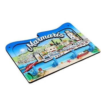 Marmaris Themed Wooden Customised Door Sign Board 200x290 Mm - 11