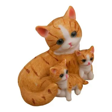 Wholesale Medium Mother and Kitten Polyester Cat - 3