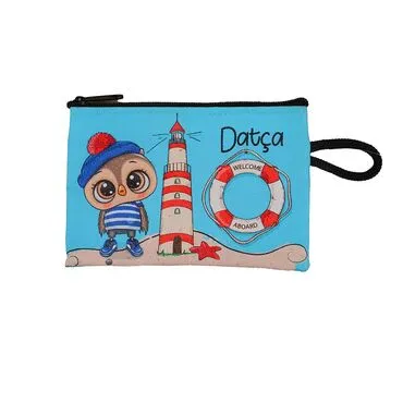Wholesale Datça Themed Mini Wallet 170*130mm - 2