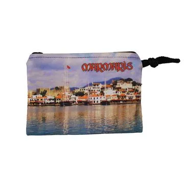 Toptan Marmaris Temalı Mi̇ni̇ Cüzdan 170*130mm  - 8