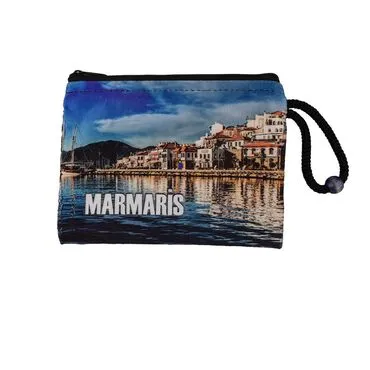 Toptan Marmaris Temalı Mi̇ni̇ Cüzdan 170*130mm  - 9