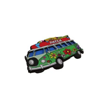 Wholesale Datça Themed 3D Picture Wooden Refrigerator Magnet - 17