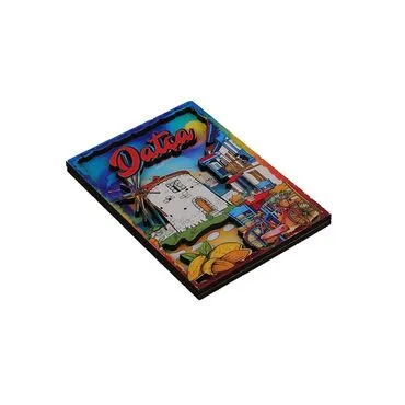 Wholesale Datça Themed 3D Picture Wooden Refrigerator Magnet - 16