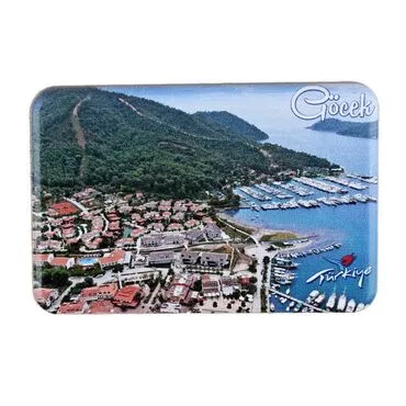 Wholesale Göcek Themed Myros UV Refrigerator Magnet 80x50 mm - 4