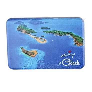 Wholesale Göcek Themed Myros UV Refrigerator Magnet 80x50 mm - 5